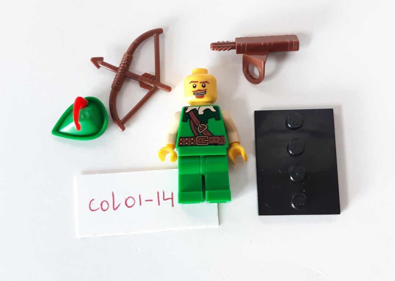 Lego minifiguur: boswachter met standaard en accessoires