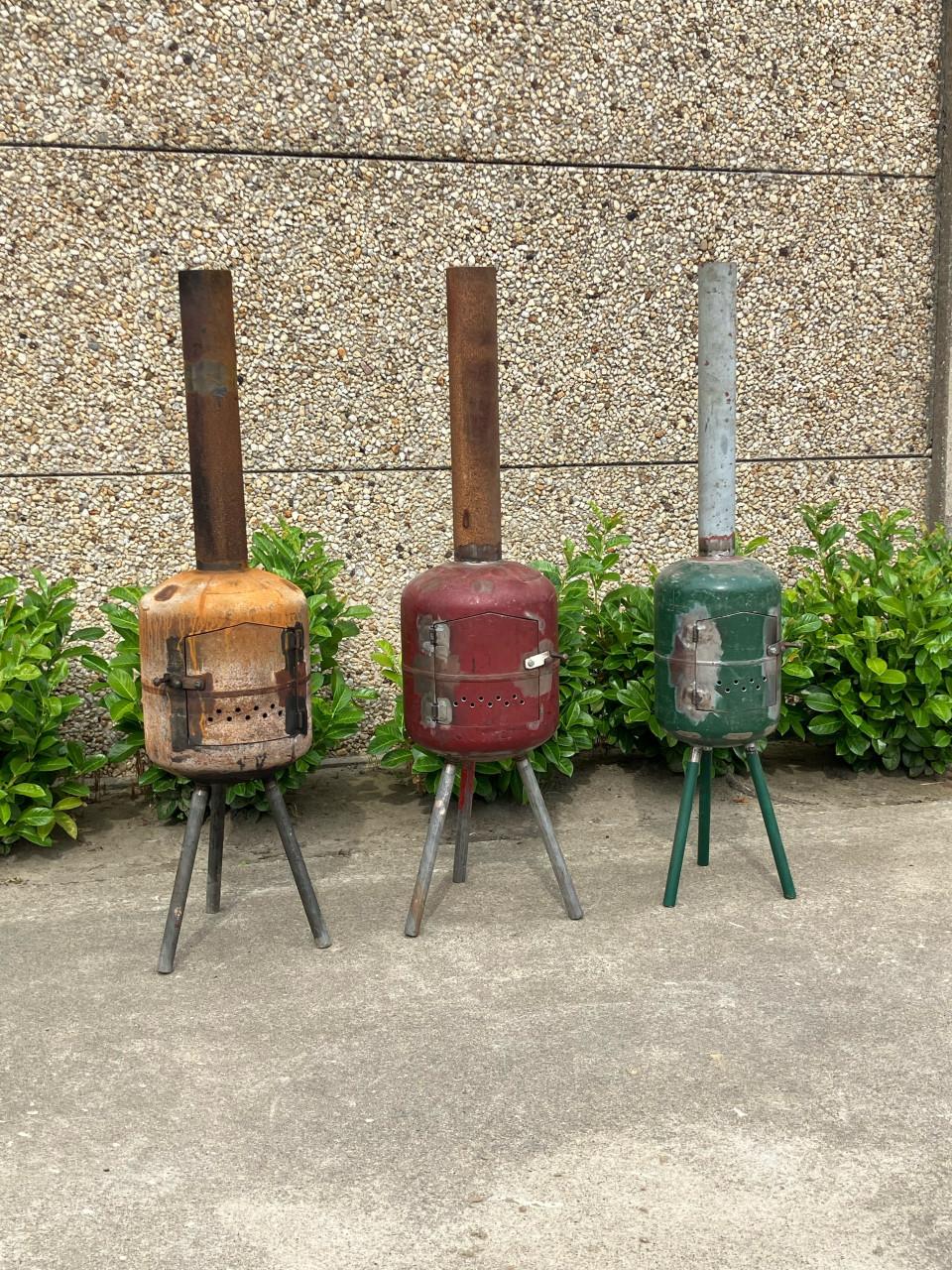 Handgemaakte tuinkachel