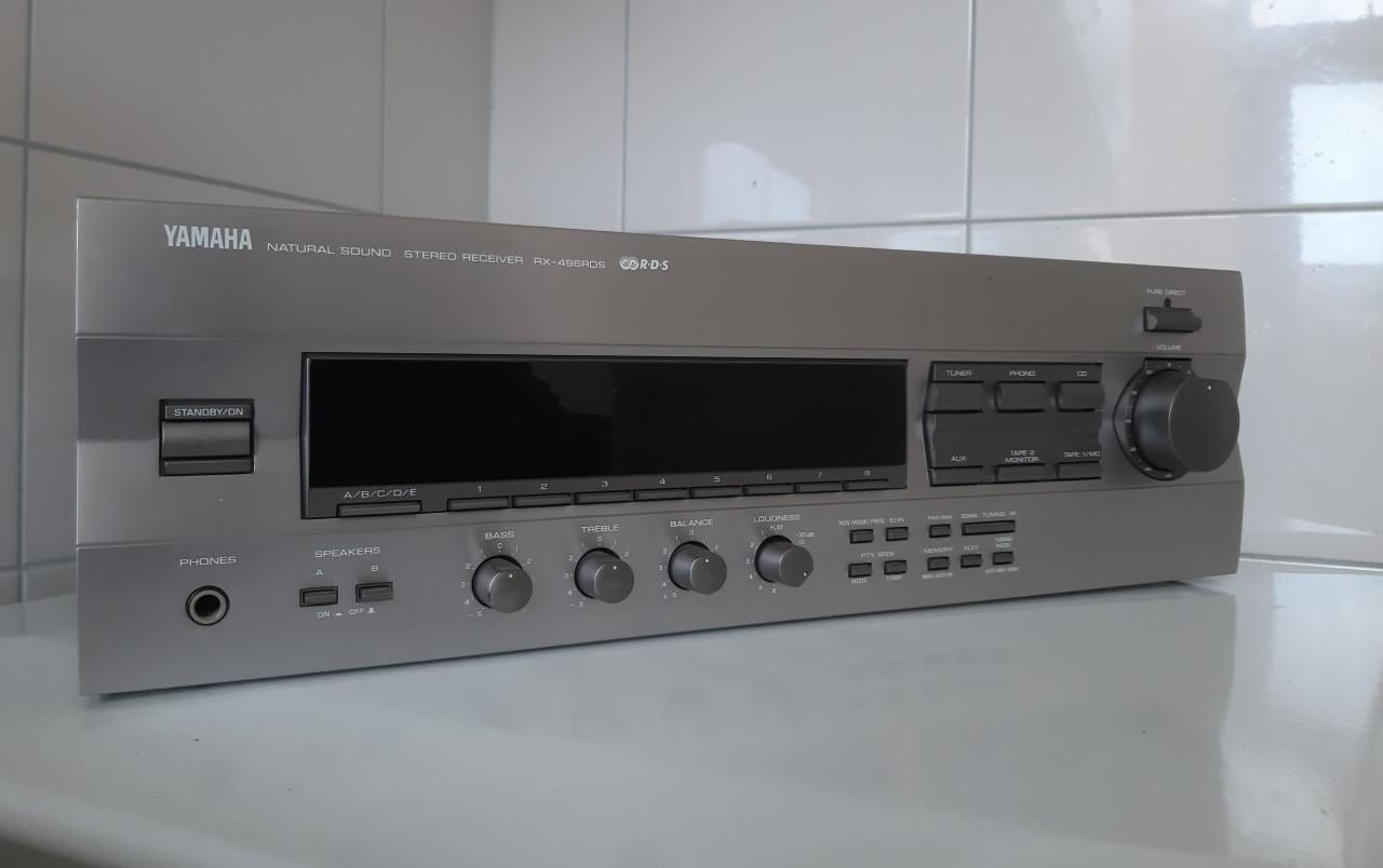 Yamaha RX-496RDS Natural Sound Stereo Receiver