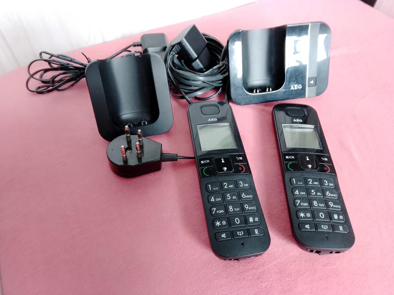 AEG Voxtel telefoon D550 twinset zwart