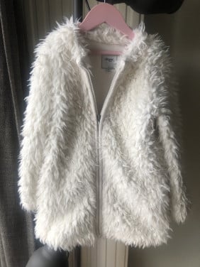 Vest-jas meisje maat 128
