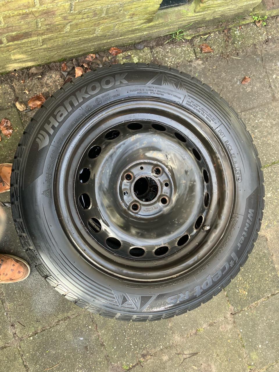 Winterbanden voor een  Fiat 500