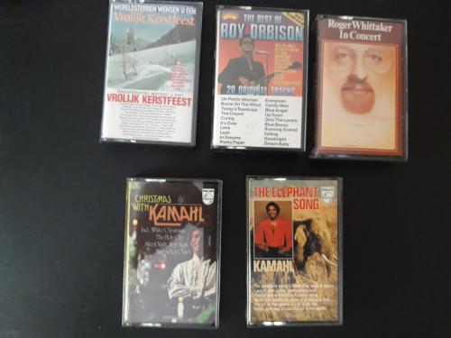 Vintage: cassettebandjes o.a. Kamahl, Roy Orbison, Roger Whittaker