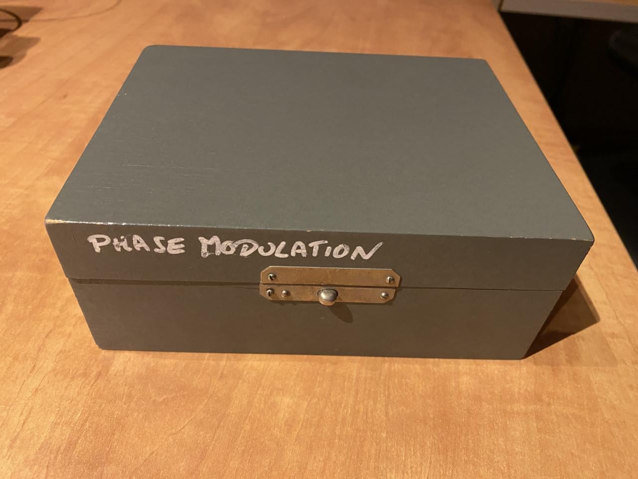 Lenzen: phase modulation, zie tekst