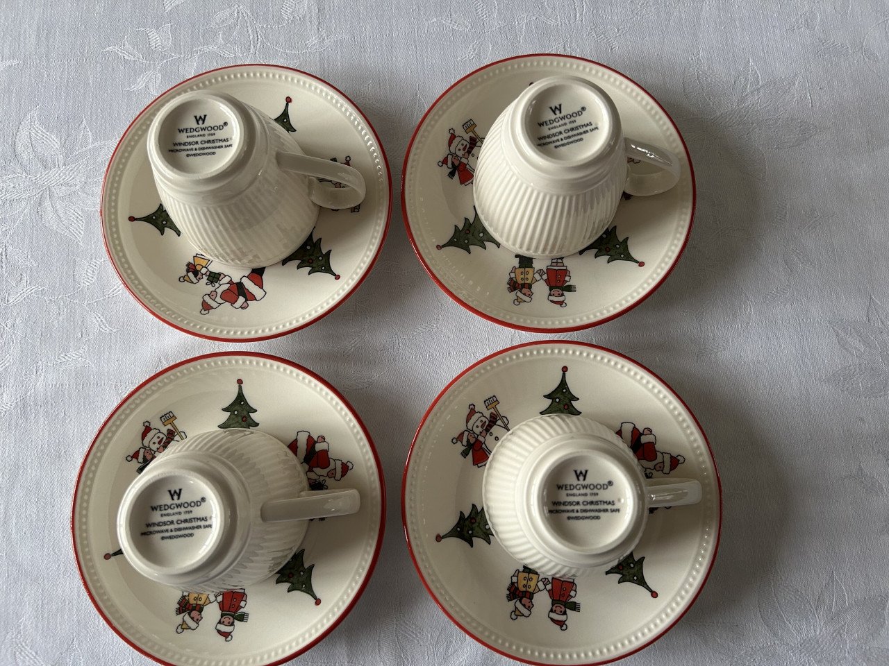 Wedgwood Windsor Christmas kerst servies.