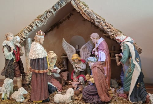 Kerst, Complete Kerststal, Beelden & stal
