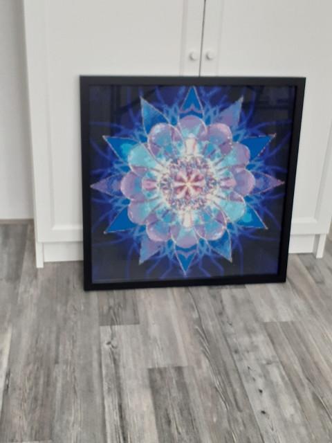 DIAMOND PAINTING INGELIJST 50 x 50 cm.