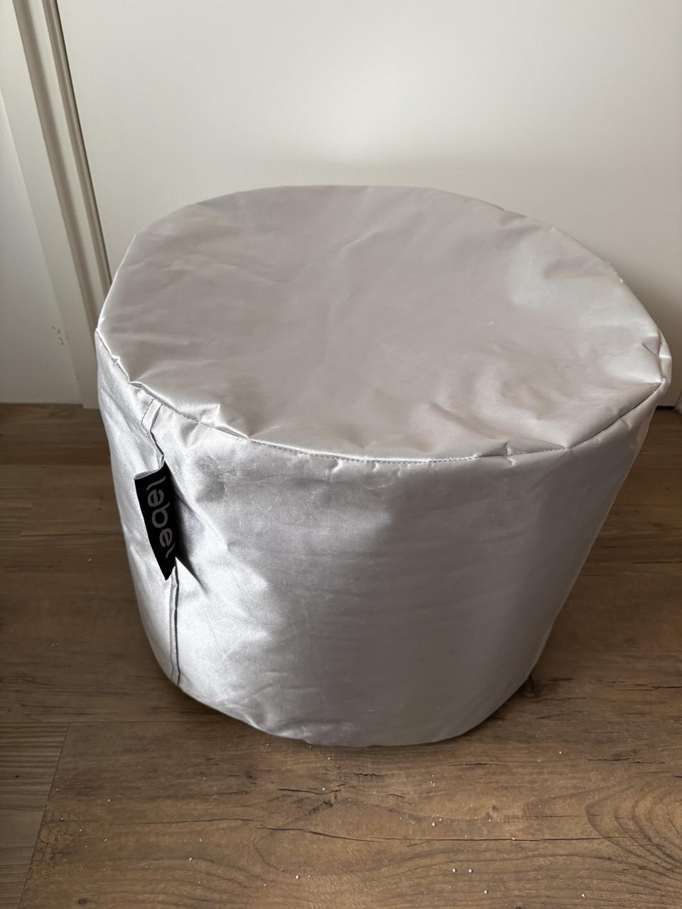 Zilveren Poef van Lebel