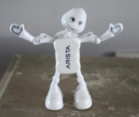 Grapping poppetje wat danst van links naar rechts