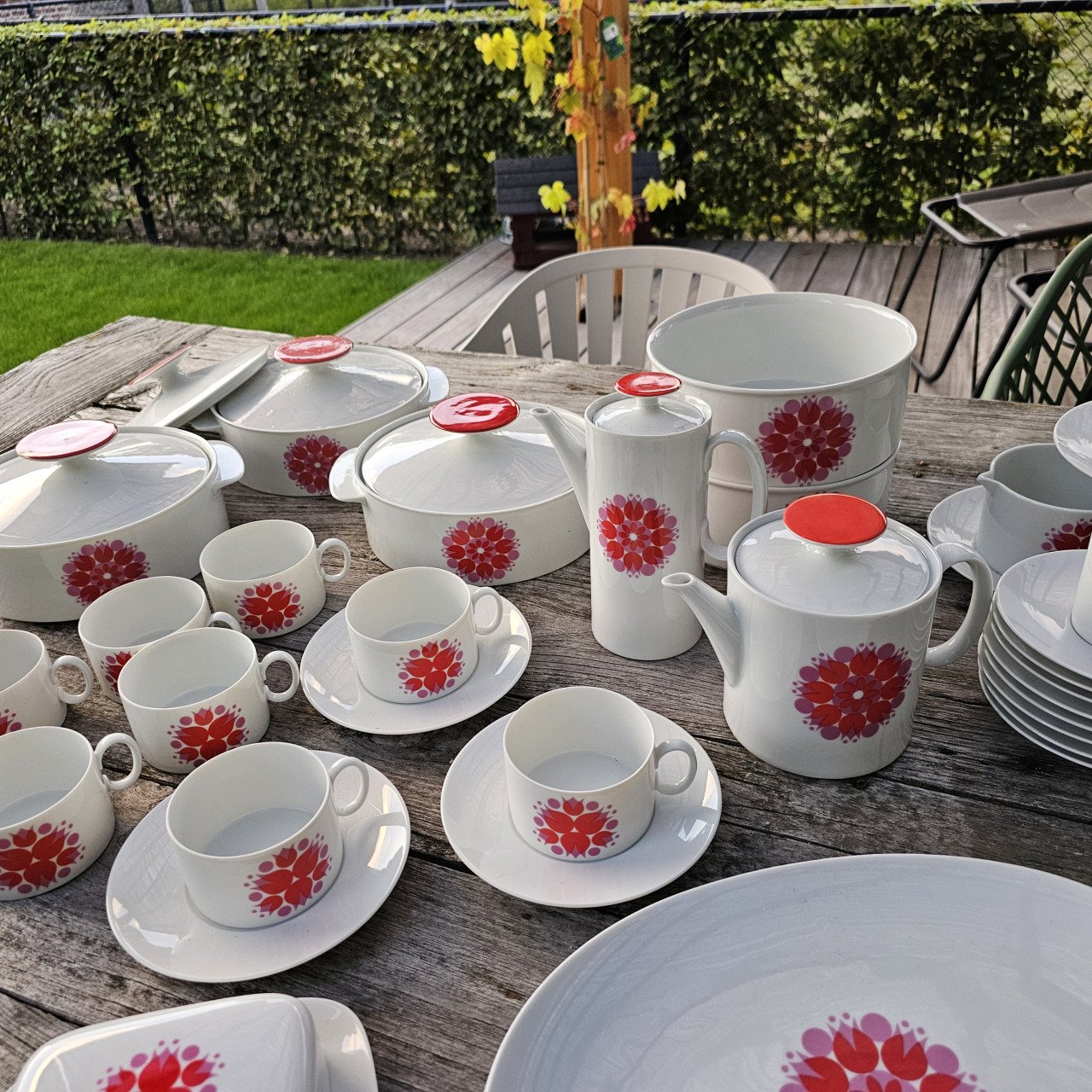 Thomas servies onderdelen medaillon pinwheel