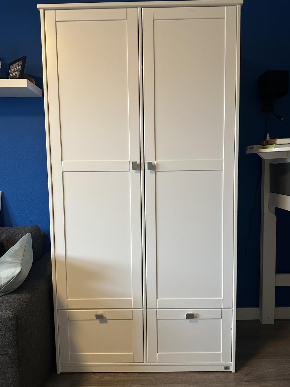 Bopita kledingkast wit (200x100)