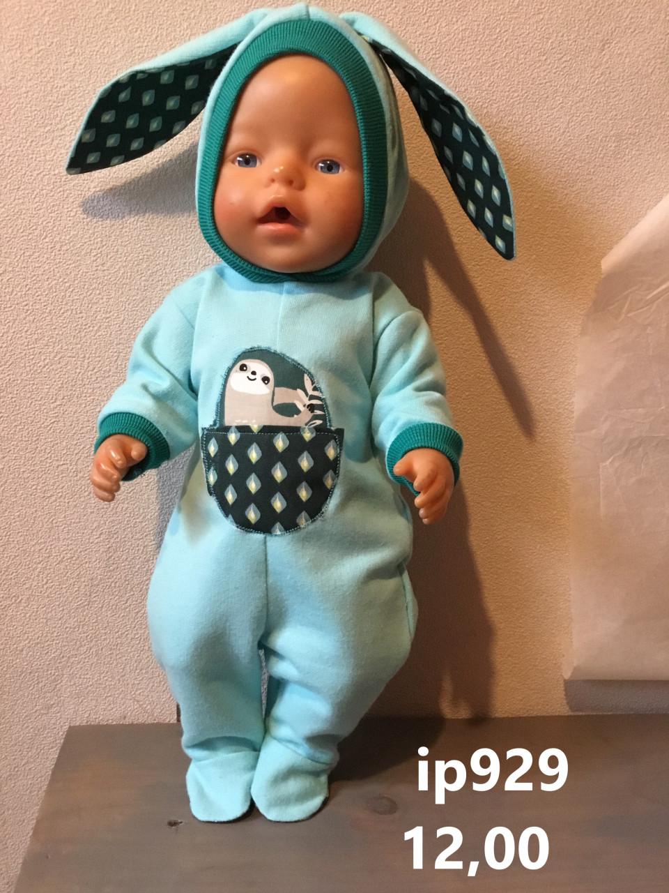 Poppenkleertjes baby born. Paashaas set . Opbrengst KiKa.