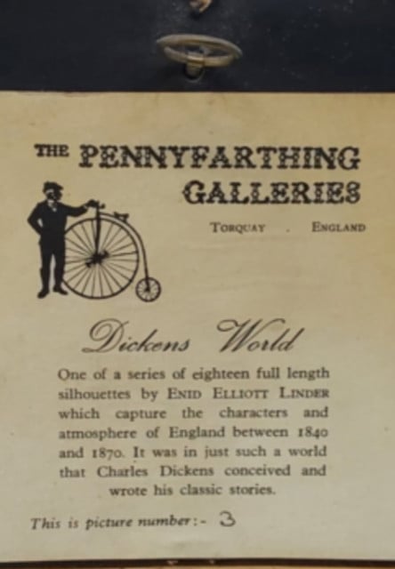 Mooie oude  Dickens prent