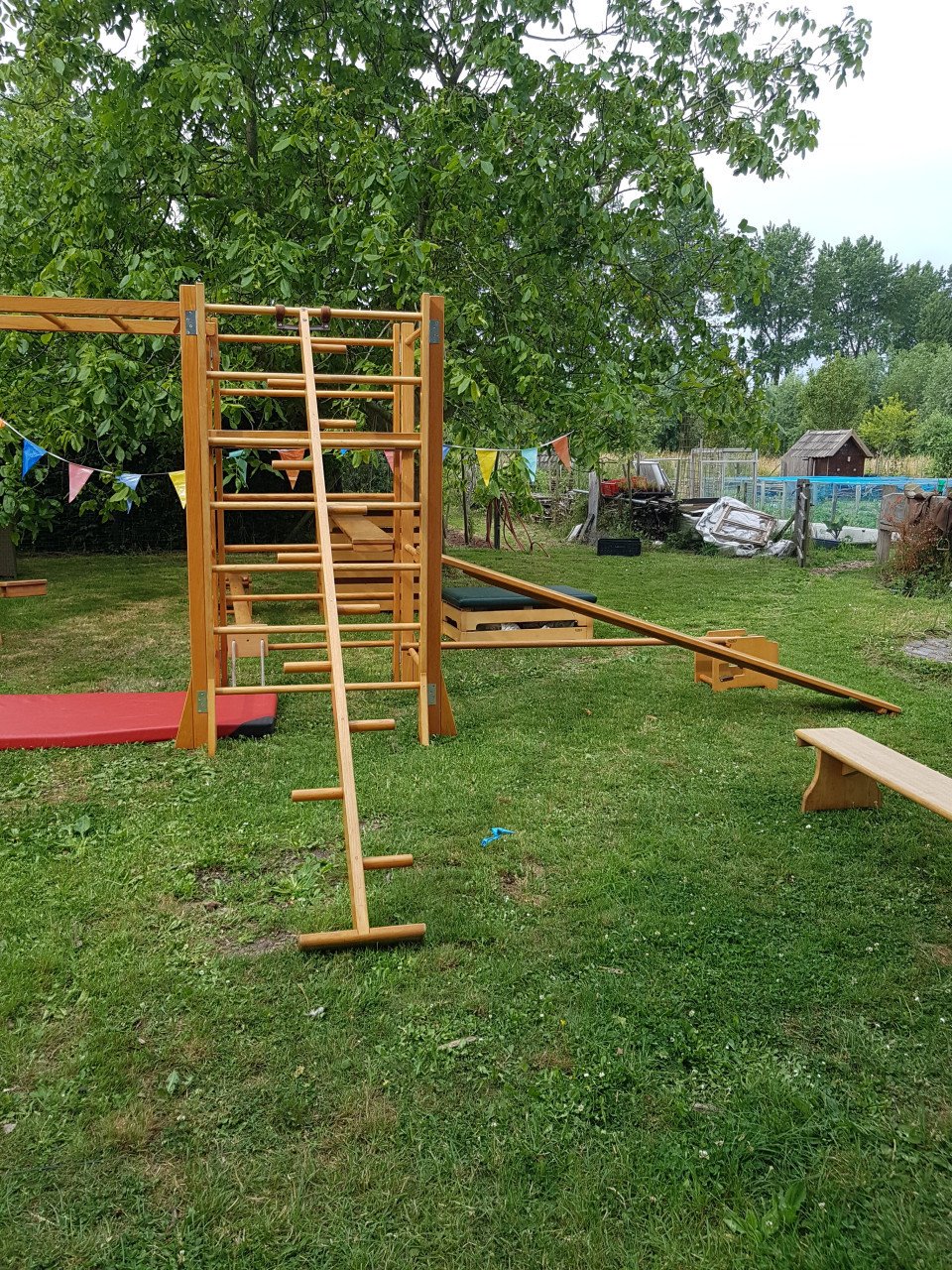 Pop up klimrek, speeltuin huren voor kinderfeestje