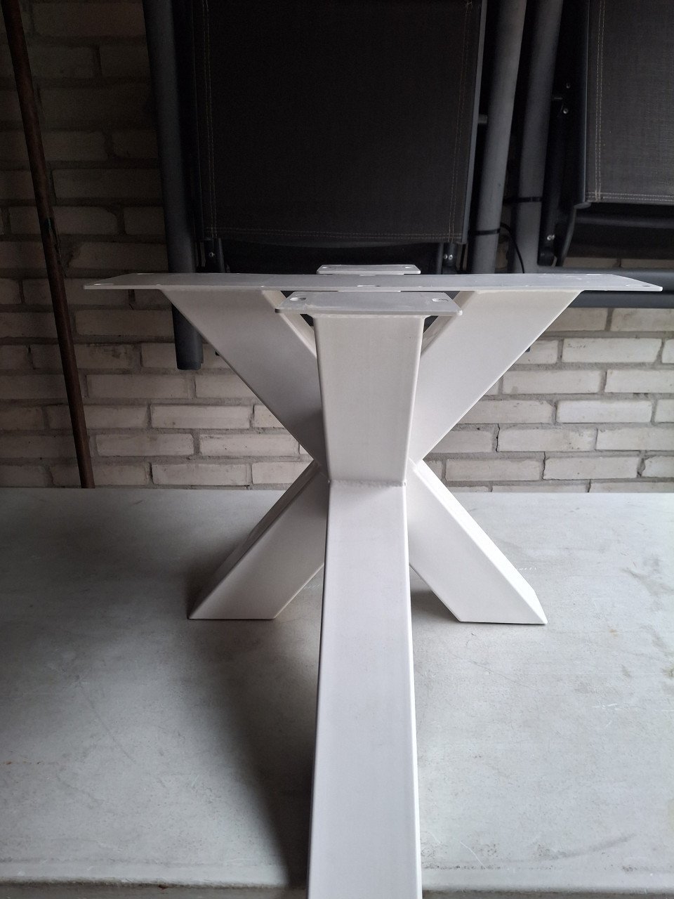 Salontafel onderstel wit