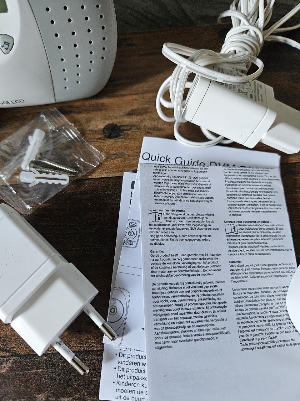 Zgan Alecto DBX-88 ECO Babyfoon met monitor