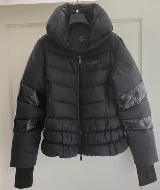 Armani Exchange zwarte dames winterjas