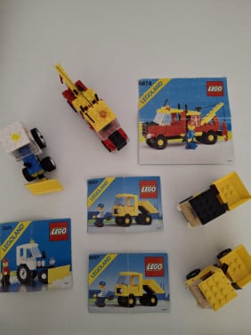 4 vintage LEGO sets, voertuigen 🎁