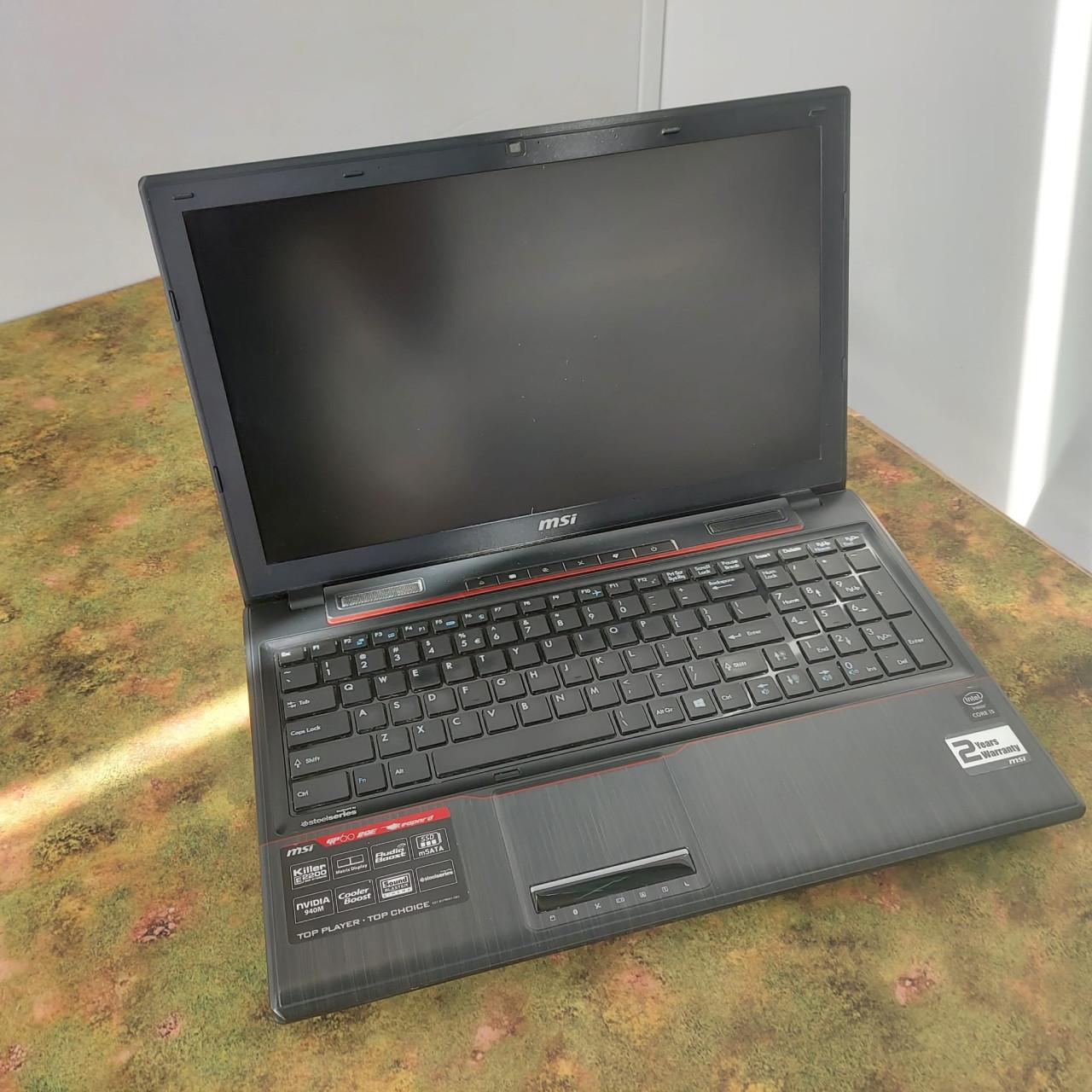 MSI Leopard 2QE game laptop i5 8GB RAM Geforce 940M 2Gb