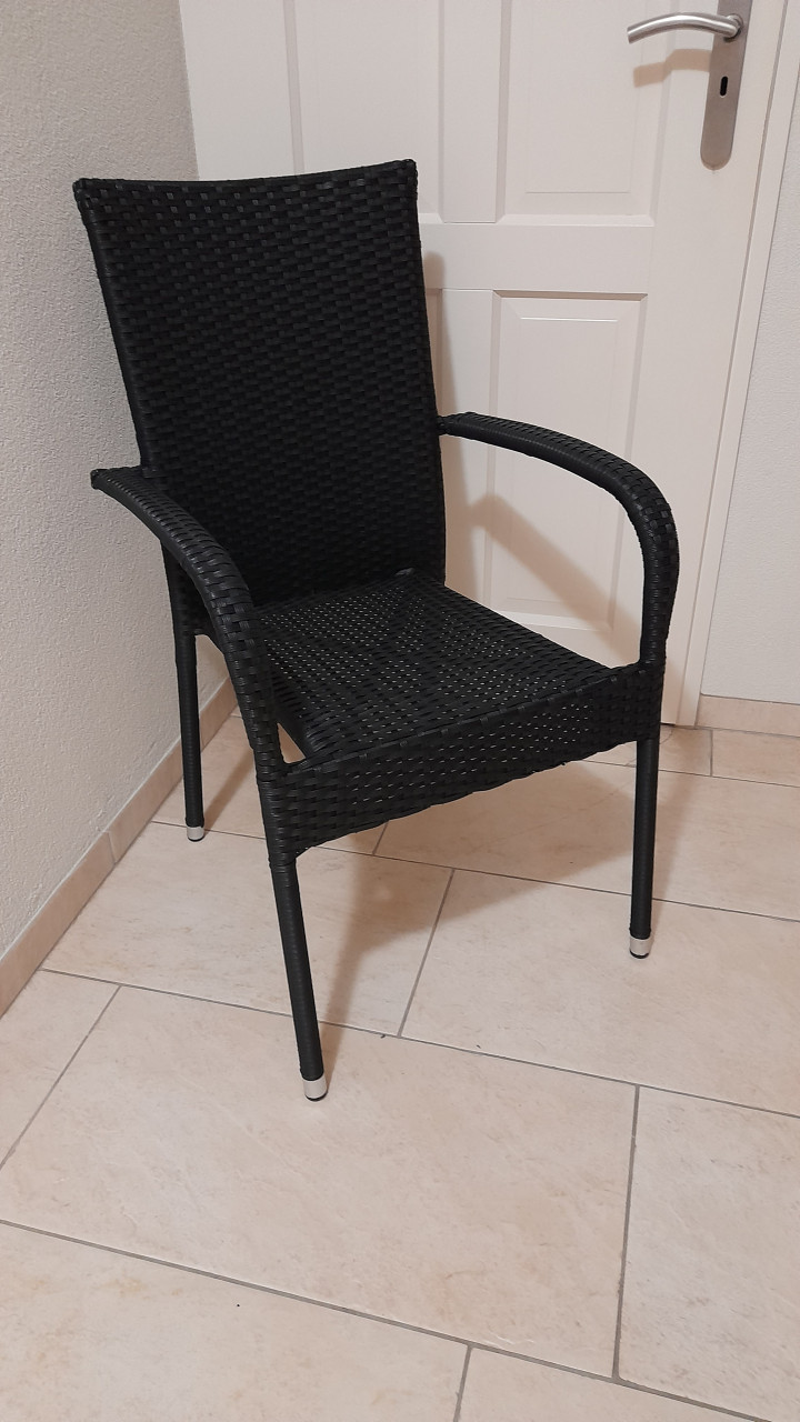 Wicker Tuinstoel (nieuw )