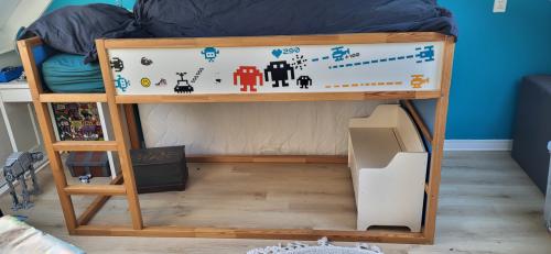 Bed Ikea KURA halfhoogslaper