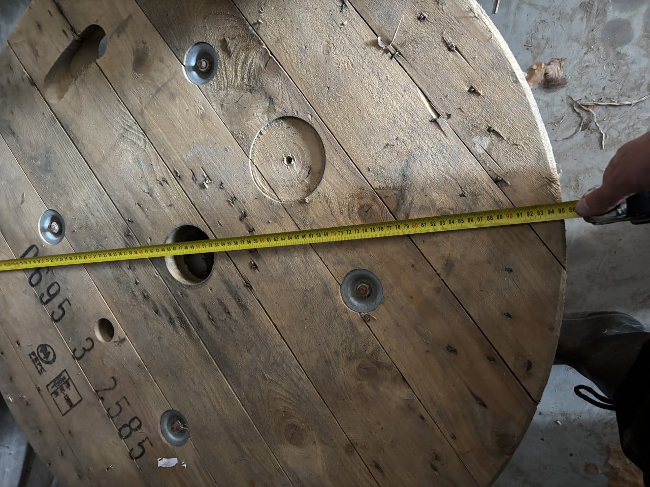 Houten haspel