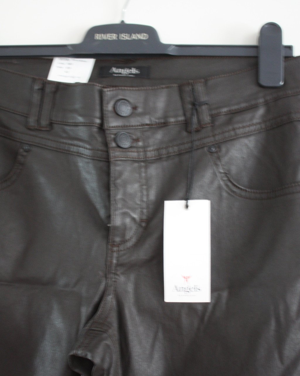 Nieuwe bruine gecote broek maat 40