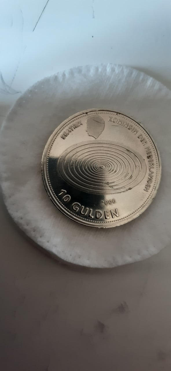 2 stuks.10 guldenmunten