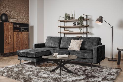 NIEUWE 2,5 ZITBANK MET LOUNGEDEELTE IN UITVERKOOP