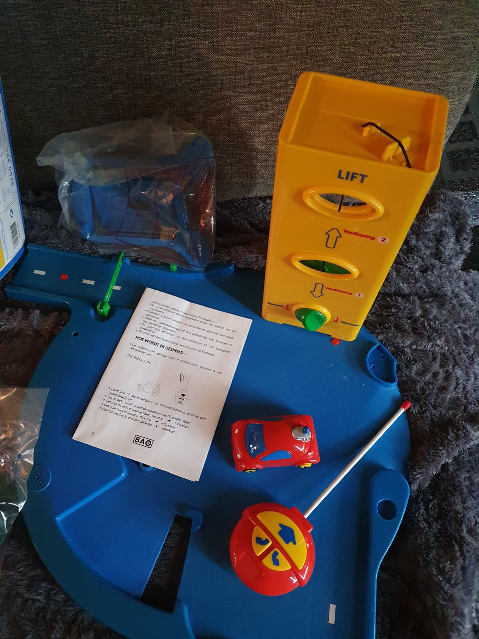 Zgan grote doos Bao Super City Garage Speelgoedgarage incl veel accessoires