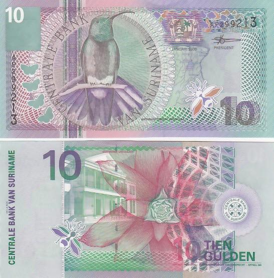 Biljetten Suriname UNC
