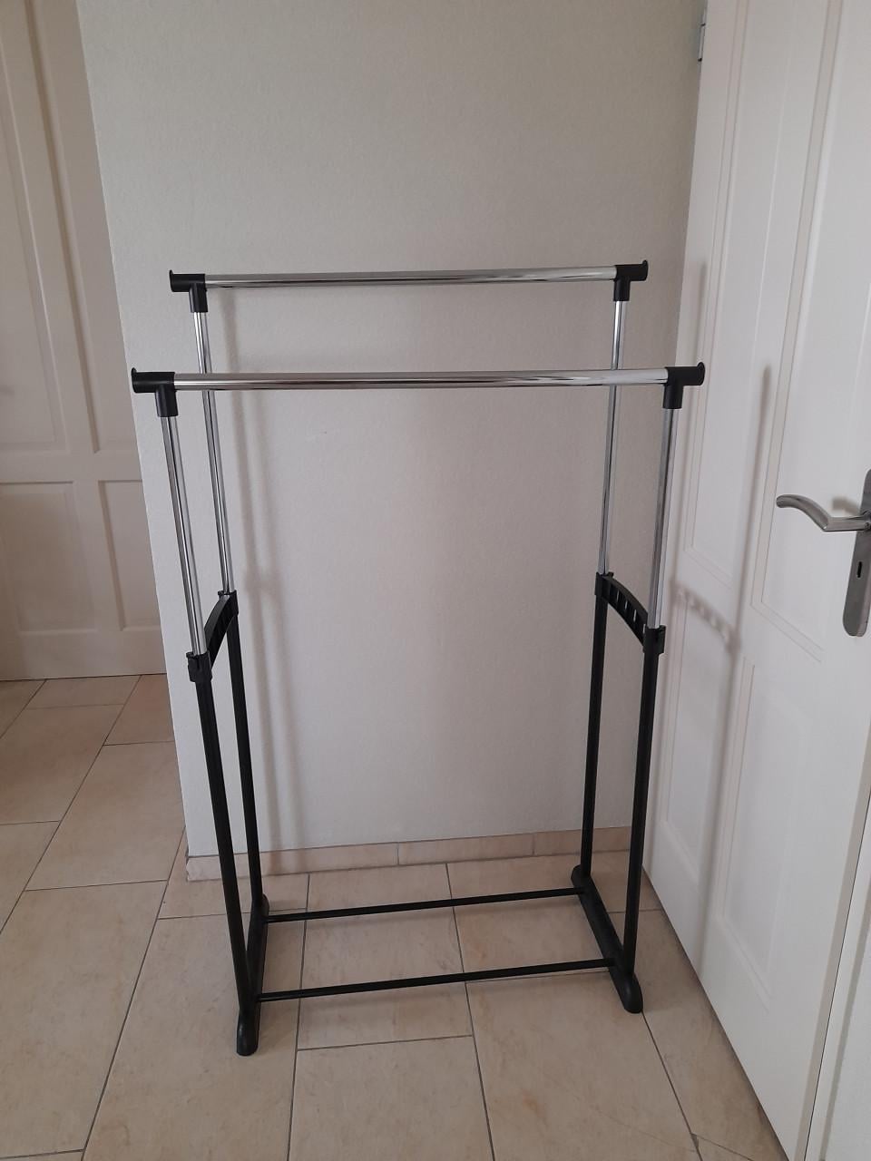 Kleding rek dubbel (verstelbaar)