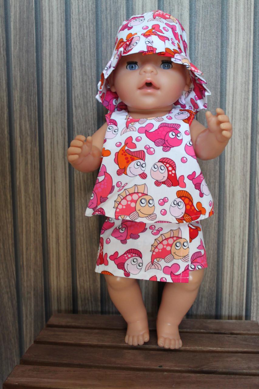 Baby born poppenkleding rokje en shirtje