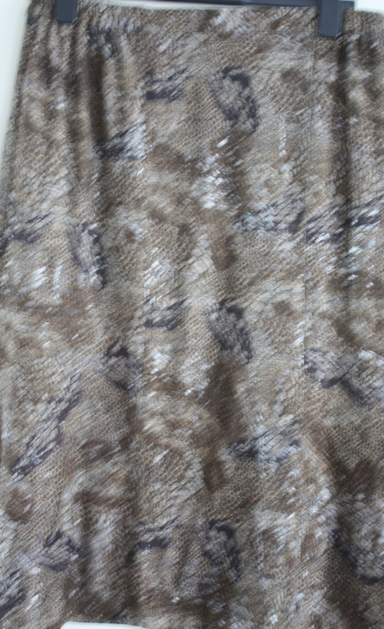 Rok slangenleerlook maat 44