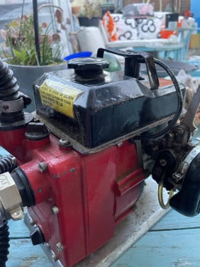 Benzine aangedreven vloeistof/waterpomp