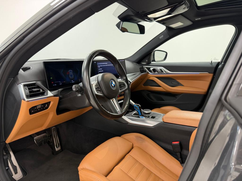 BMW I4 m50 m-sport pro 84 kwh | dravit grau | cognac interieur | sportstoel