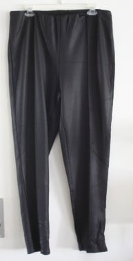 Zwarte glimmende legging  maat 46-48