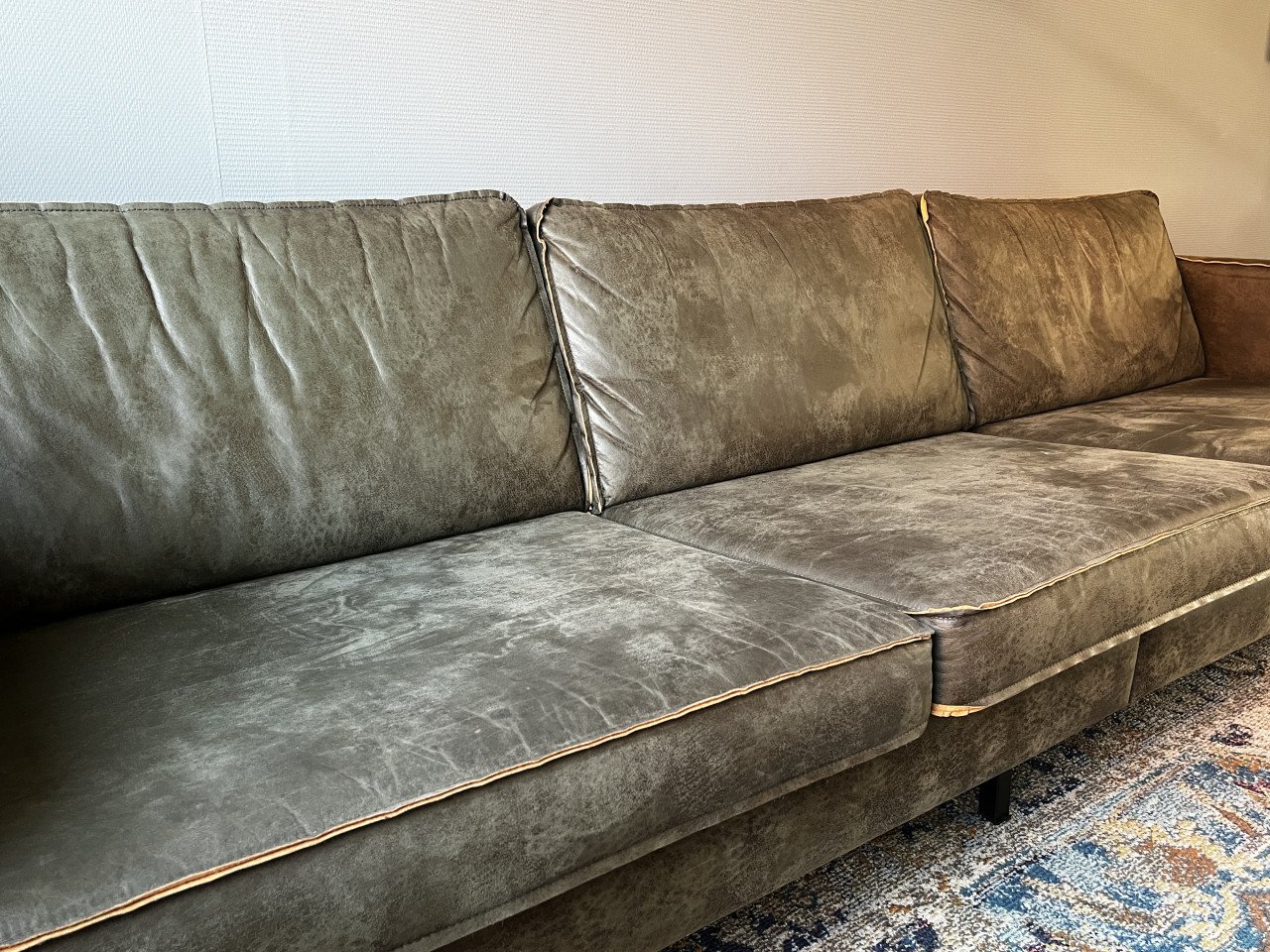 BePureHome - bank - leer look - 4+ personen
