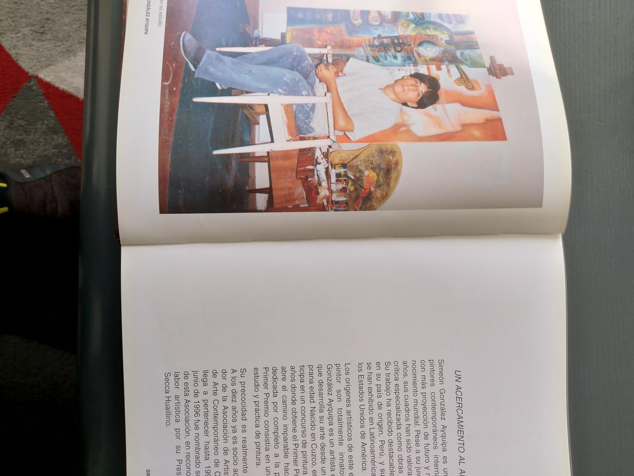 Bijzondere aanbieding 3 Acrylschilderijen van Simeon Gonzales + Boek!!