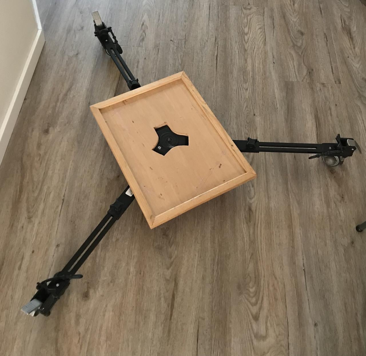 Inklapbare dolly voor foto/video-apparatuur (verrijdbaar onderstel)