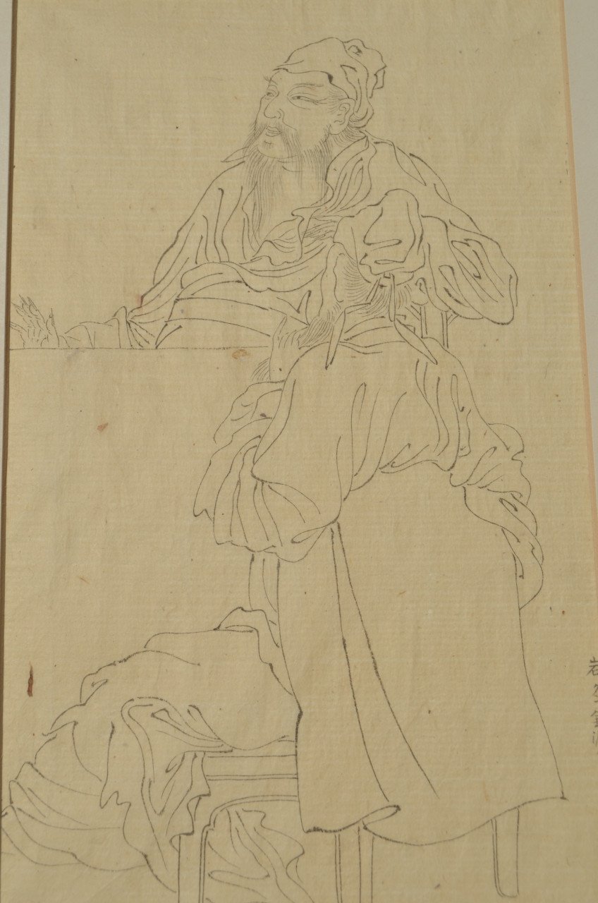 Mooie Chinese tekening ca. 1900 (7)