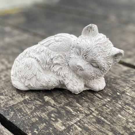 Poezen Herdenkingsbeeldje van Beton – Handgemaakt Aandenken