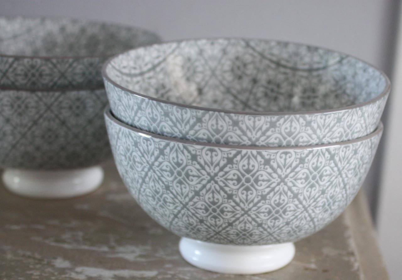 Set van 4 schalatjes met print