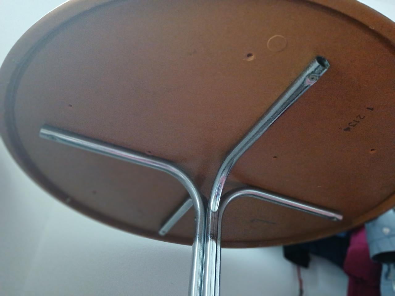 Witte ronde eettafel
