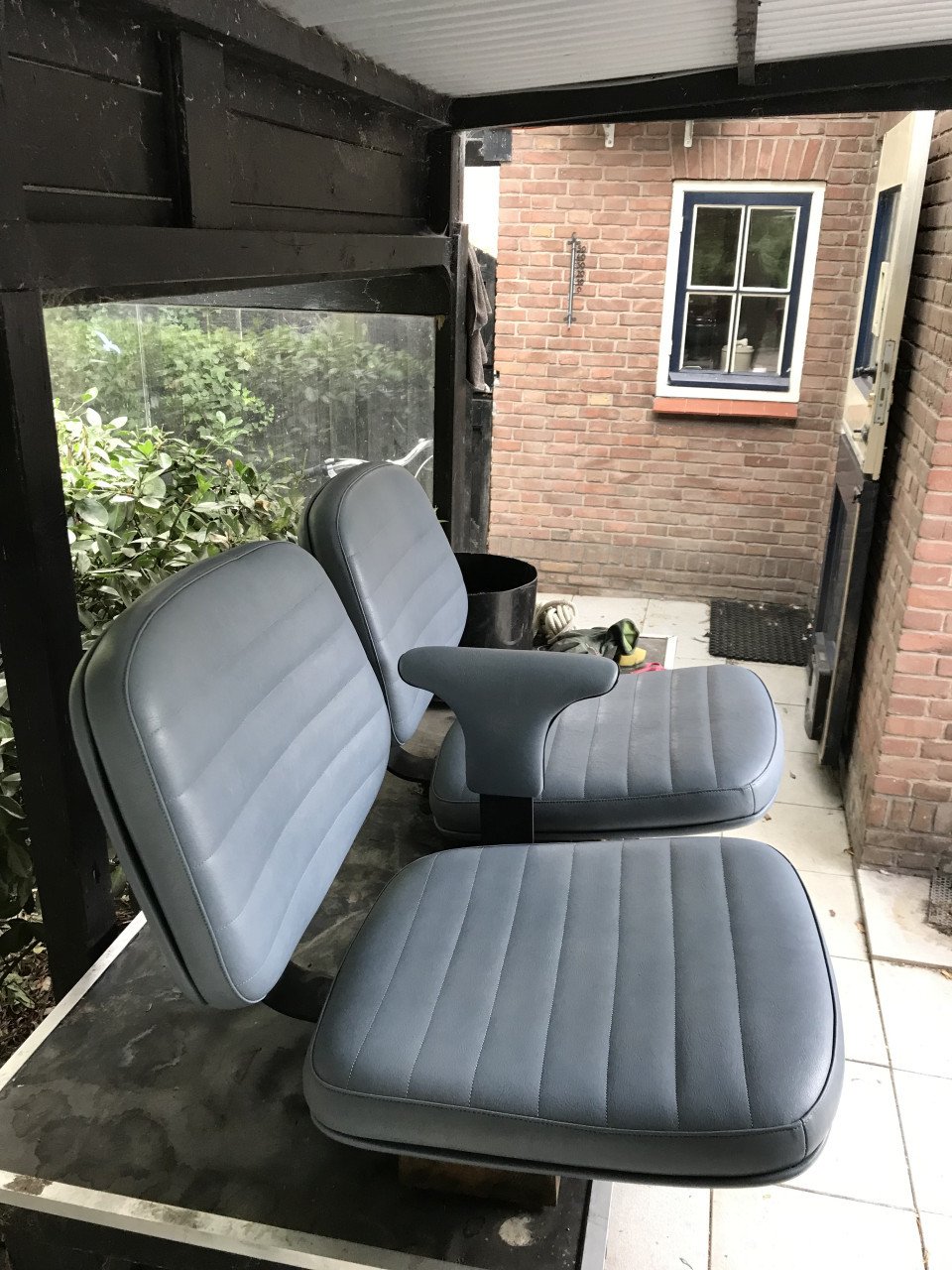 Set stoeltjes voor boot