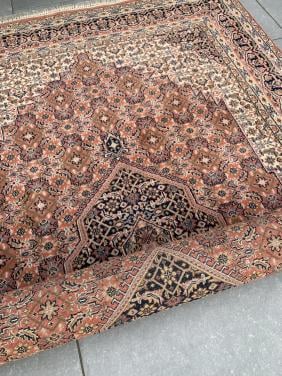 💖Prachtig Sfeervol Roze Handgeknoopt Vintage Vloerkleed 💖