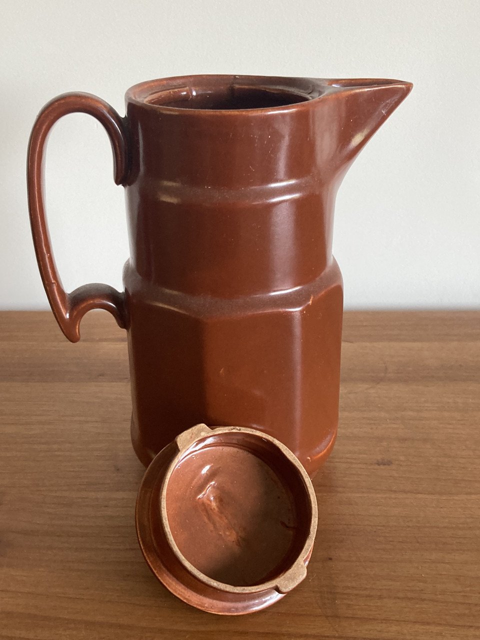Chocolade-/koffiekan van De Gruyter periode 1930-1940