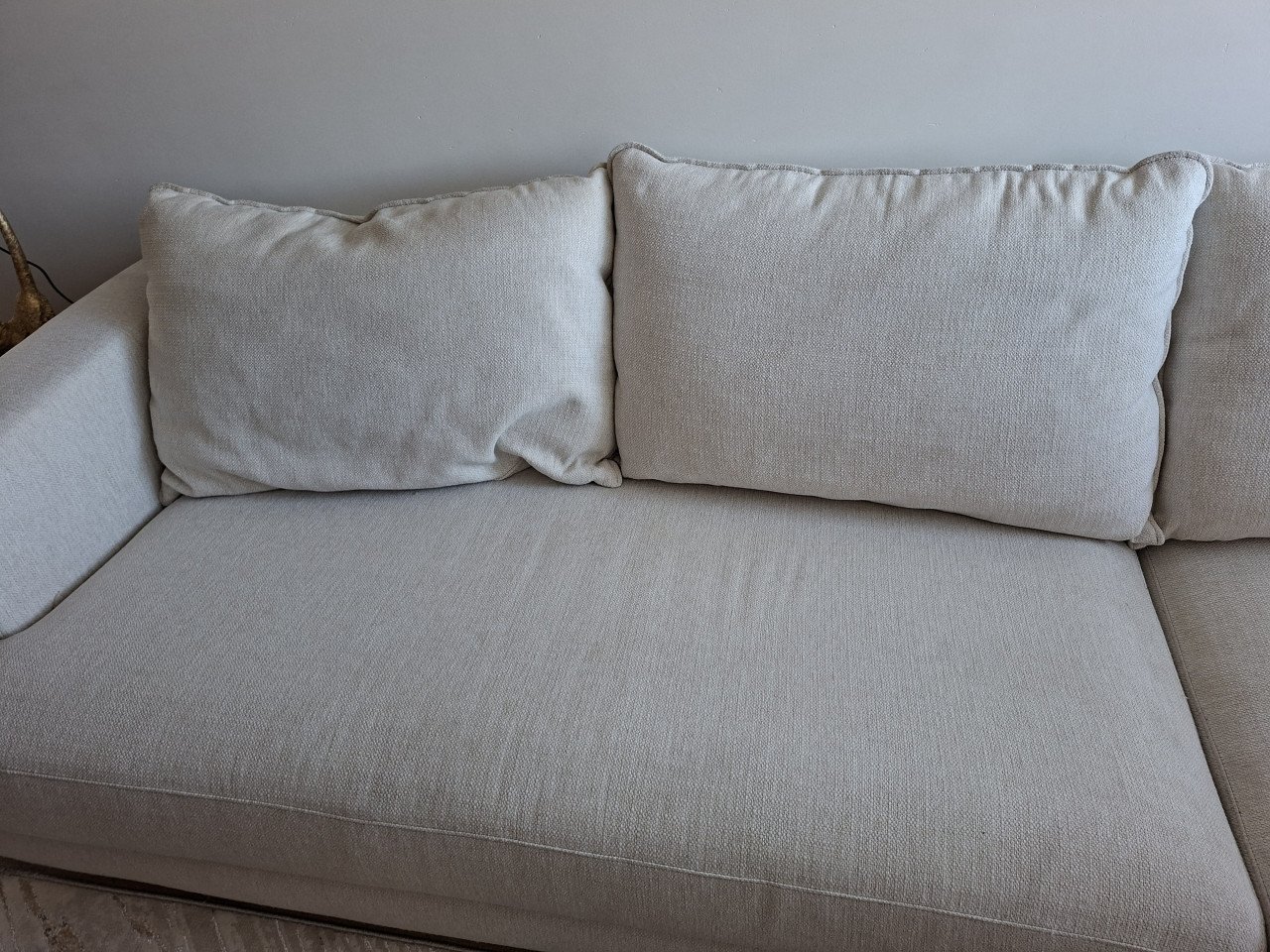 Westwing Tribeca hoekbank - lichtbeige