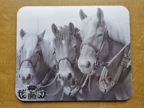 Mousepad met paardenafbeelding