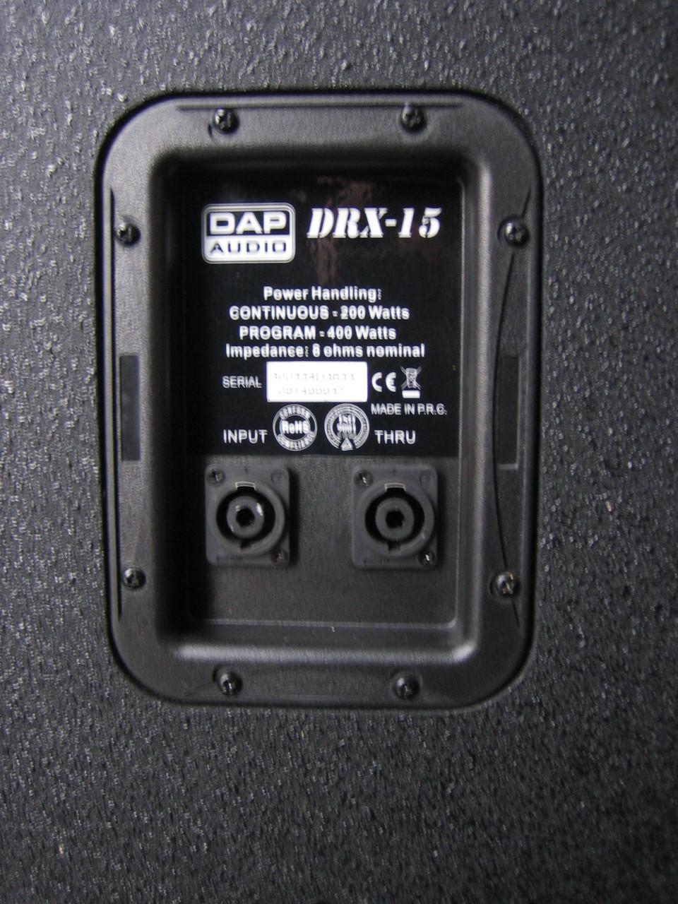 DAP DRX-15 luidsprekers compleet